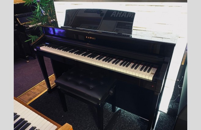 Used Kawai CS6 Polished Ebony Digital Piano Complete Package - Image 1
